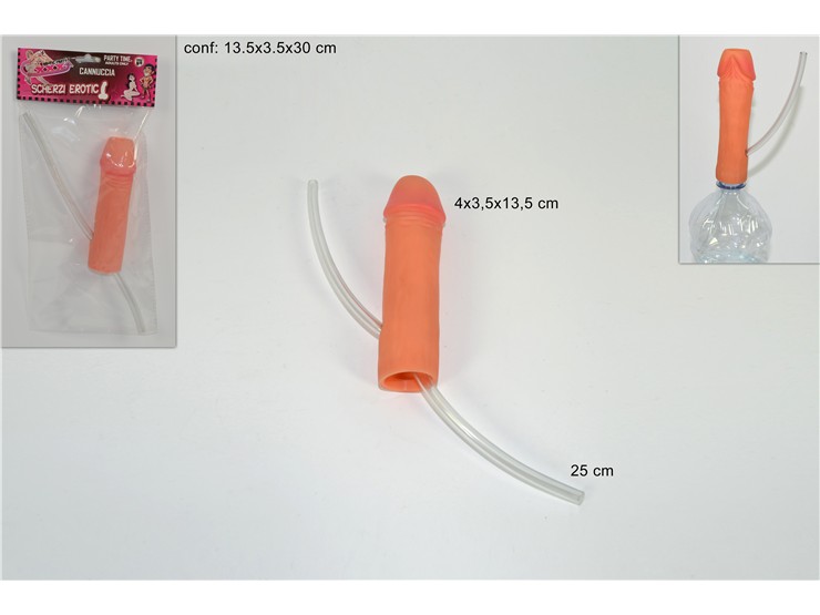 CANNUCCIA COCKTAIL SEXY Art.8255 - Eventi > Sexy > Scherzi - Ingrosso B2B Magazzini Scatigna