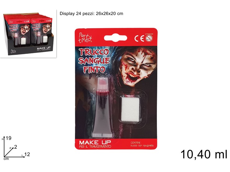SANGUE FINTO IN BLISTER OEM06 - Halloween > Trucchi - Ingrosso B2B Magazzini Scatigna