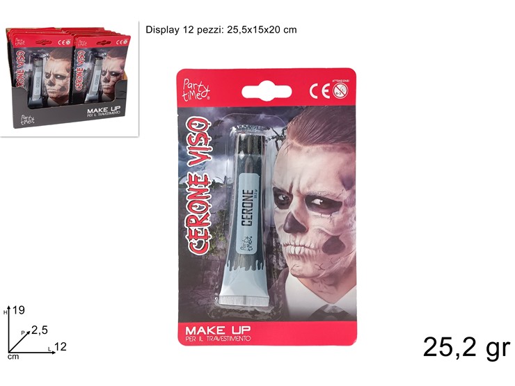 CERONE NERO IN BLISTER 4016T543-BLACK - Halloween > Trucchi - Ingrosso B2B Magazzini Scatigna