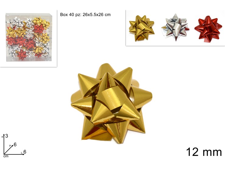 COCCARDE 3COL.mm.14 Pz.40 01/02/15LUX - Eventi > Compleanno > Accessori Confezionamento - Ingrosso B2B Magazzini Scatigna
