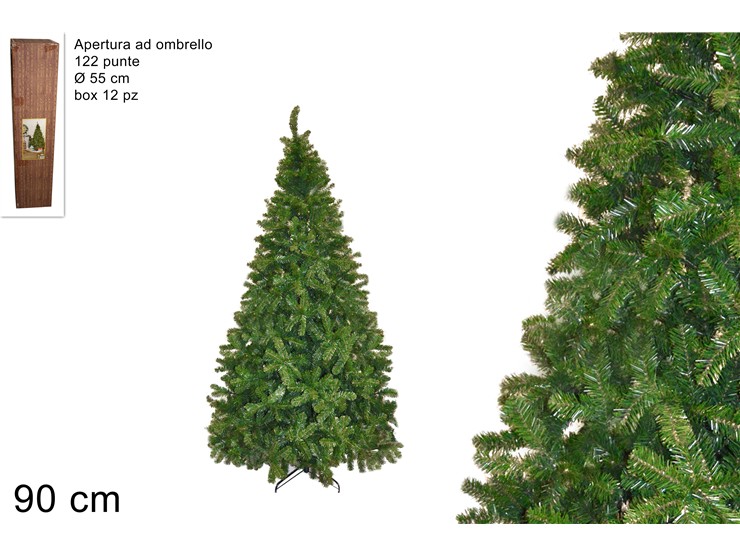 PINO IMPERATORE Cm.90 122P PVQ395BS3/122 - Natale > Alberi > Verdi - Ingrosso B2B Magazzini Scatigna