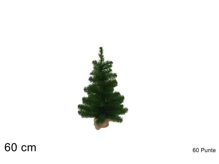ALBERO Cm.60 60PUNTE C/BASE JUTA N2060A2 - Natale > Alberi > Alberelli - Ingrosso B2B Magazzini Scatigna