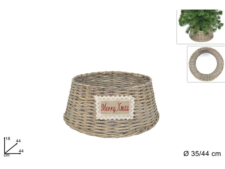 CESTA NATUR.COPRIB.ALBERO 3518 L56066CG - Natale > Alberi Accessori > Copribase Albero - Ingrosso B2B Magazzini Scatigna