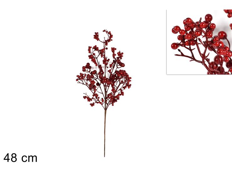 RAMO BACCHE Art.GF15-1050A - Natale > Bacche E Fiori > Spilloni Bacche - Ingrosso B2B Magazzini Scatigna