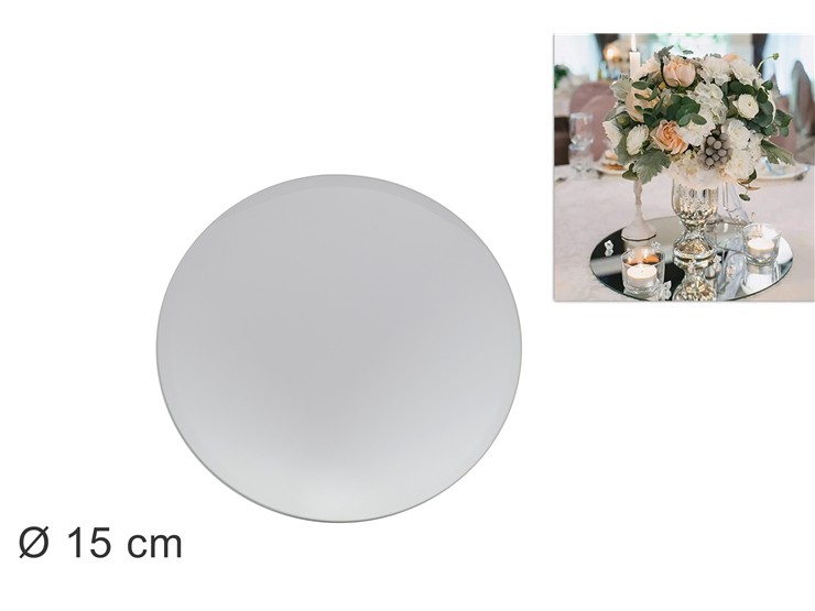 SPECCHIO PER DECOR.TONDO Cm15 YQM2521-3 - Scuola Ufficio > Decoupage > Varie - Ingrosso B2B Magazzini Scatigna