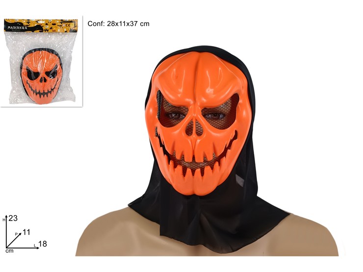 MASCHERA PLASTICA HALLOWEEN Art.FS-5227 - Eventi > Halloween > Vestiti Accessori - Ingrosso B2B Magazzini Scatigna