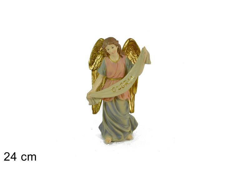 ANGELO PER NATIVITA Cm.24 EU00376Ch - Natale > Nativita Personaggi > Personaggi Angelo - Ingrosso B2B Magazzini Scatigna