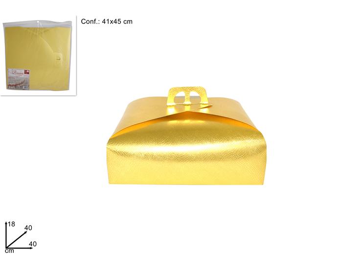 CONTENIT.TORTA CART.ORO 4040 2018225G - Everyday > Cucina > Dolci E Decorazioni - Ingrosso B2B Magazzini Scatigna