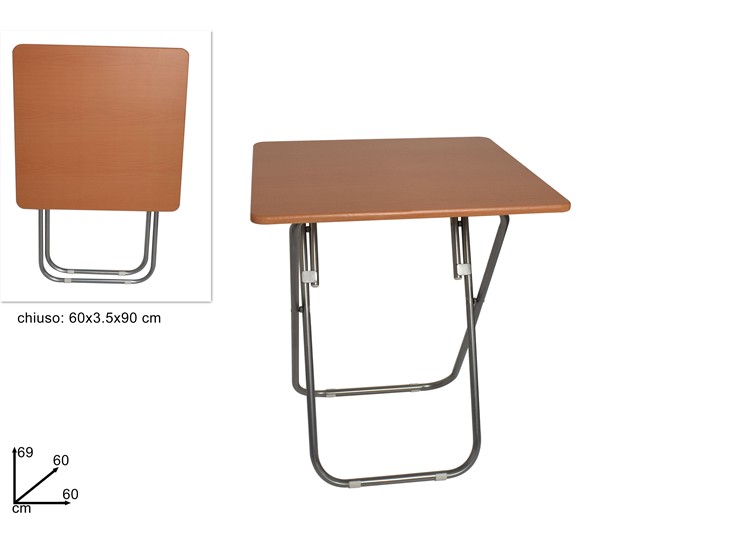 TAVOLO QUADR.RICHIUD.6060 Art.SF2416 - Everyday > Mobili > Sedute - Ingrosso B2B Magazzini Scatigna