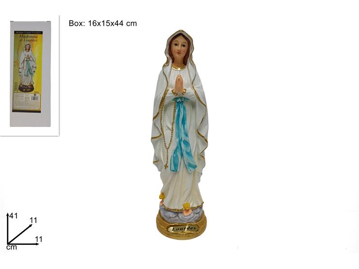 STATUA MADONNA DI LOURDES Cm.41 HY80045- - Everyday > Religiosi > Madonne - Ingrosso B2B Magazzini Scatigna