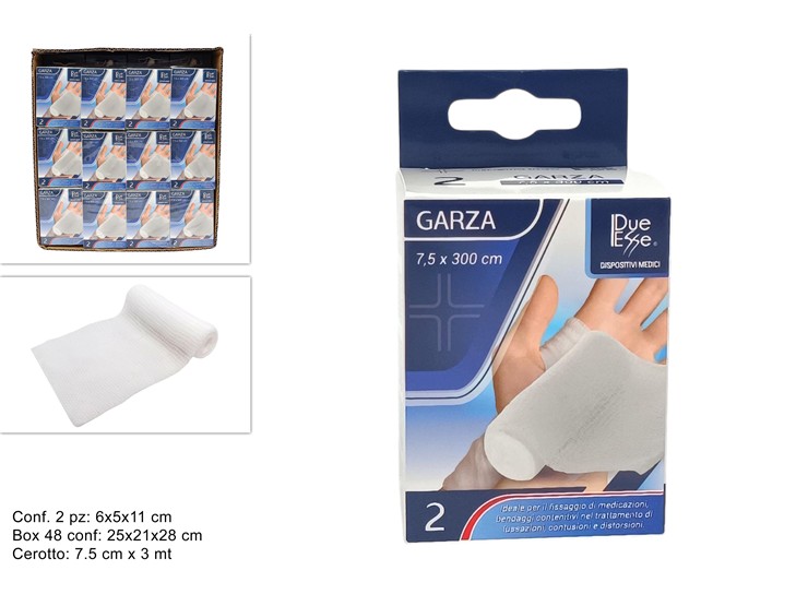 GARZA Pz.2 Art.DEV12003401 - Everyday > Cura Personale > Salute E Benessere - Ingrosso B2B Magazzini Scatigna