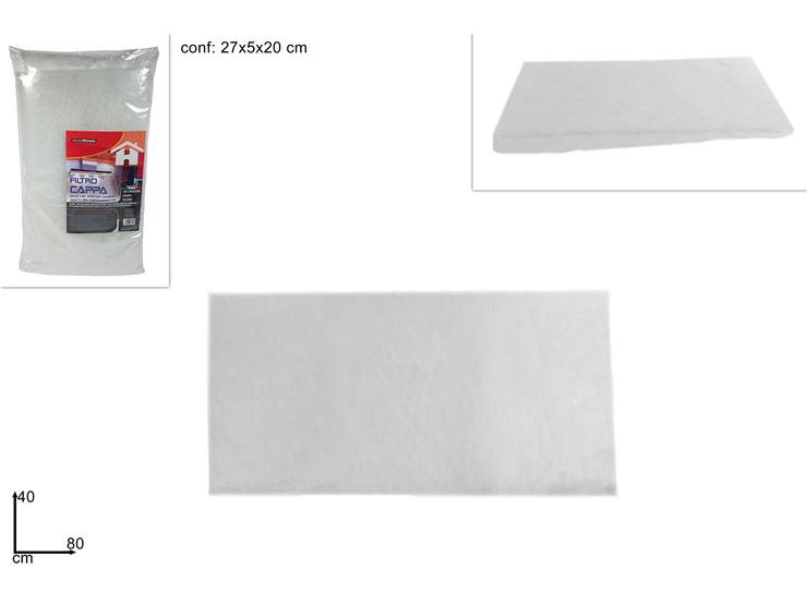 FILTRO CAPPA BIANCO Cm.4080 - Ferramenta Utensili > Materiali E Minuteria > Minuteria - Ingrosso B2B Magazzini Scatigna