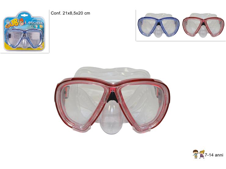 MASCHERA SUBACQUEA BLIST.2C.YB0824296613 - Summer > Tempo Libero E Giochi > Nuoto - Ingrosso B2B Magazzini Scatigna