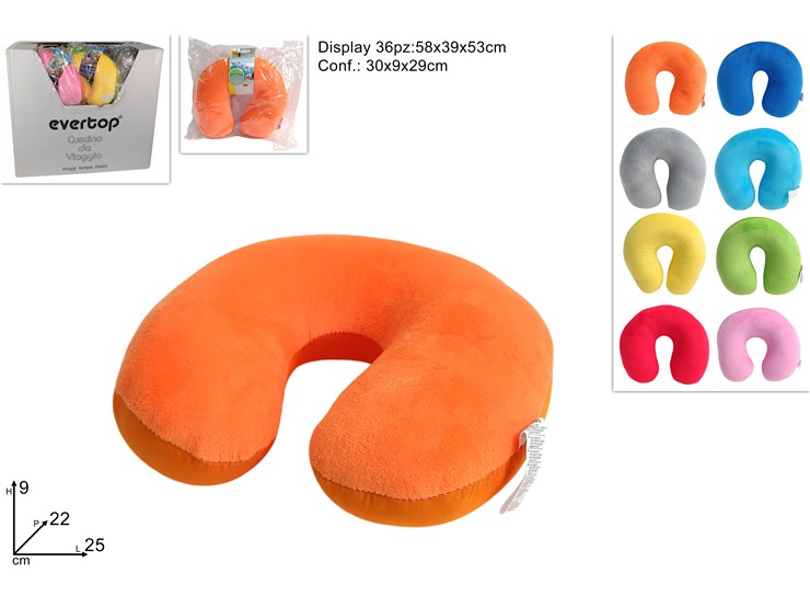 CUSCINO COLLO DA VIAG.BIMB.8COL.BBP002KS - Everyday > Cura Personale > Salute E Benessere - Ingrosso B2B Magazzini Scatigna