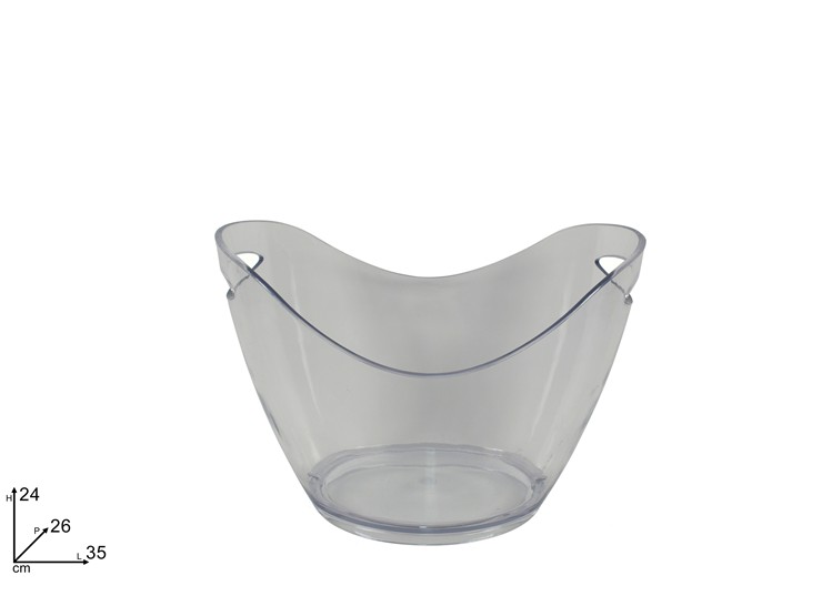 SECCH.GHIACCIO PLEXIG.OVAL.352624 3621 - H.o.r.e.c.a > Suaglass > Ovali - Ingrosso B2B Magazzini Scatigna