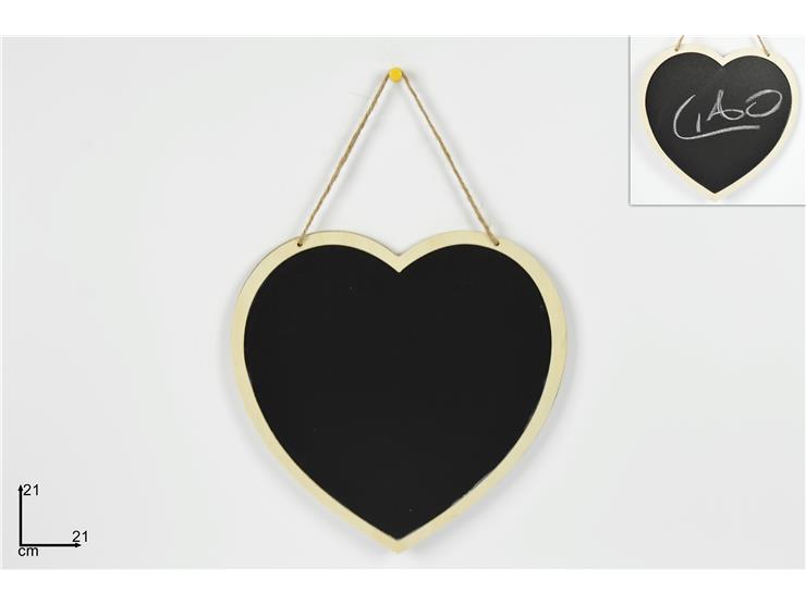 LAVAGNA CUORE Cm.21 LY1606-008/L - Everyday > Mobili > Complementi Arredo - Ingrosso B2B Magazzini Scatigna