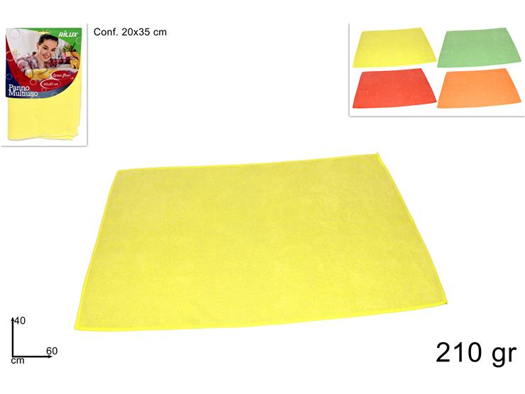 PANNO MICROFIBRA 4COL.FLUO 4060 2019479 - Pulizia > Cura Delle Superfici > Panni - Ingrosso B2B Magazzini Scatigna