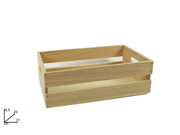 CASSETTA LEGNO Cm.31209,5 HYD17004 - Confezionamento > Cestini Box Scatole > Cestini - Ingrosso B2B Magazzini Scatigna