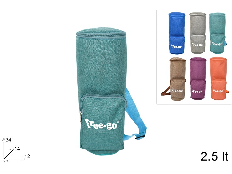 PORTABOTT.TERM.INT.ALL.FANT.SOLID COL.17 - Summer > Borse E Accessori Da Spiaggia > Borse Frigo E Zaini - Ingrosso B2B Magazzini Scatigna