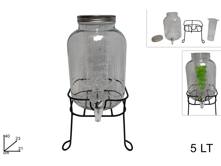 BARAT.VET.C/SUP.RUBIN.CONT.GHIAC.Lt.5 - Everyday > Cucina > Bevande E Bar - Ingrosso B2B Magazzini Scatigna