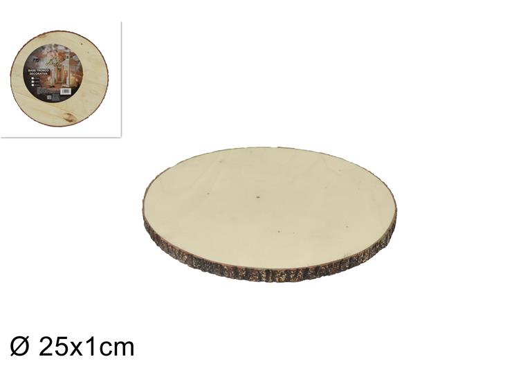 BASE LEGNO Cm.25 Art.W17419B - Everyday > Mobili > Complementi Arredo - Ingrosso B2B Magazzini Scatigna