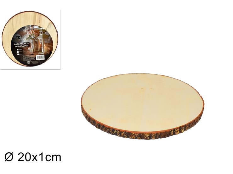 BASE LEGNO Cm.20 Art.W17419C - Everyday > Mobili > Complementi Arredo - Ingrosso B2B Magazzini Scatigna
