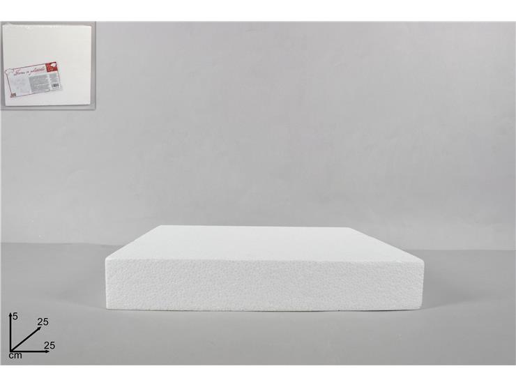 FORMA POLIST.QUADRATA Cm.25 H5 Q25050 - Everyday > Cucina > Dolci E Decorazioni - Ingrosso B2B Magazzini Scatigna