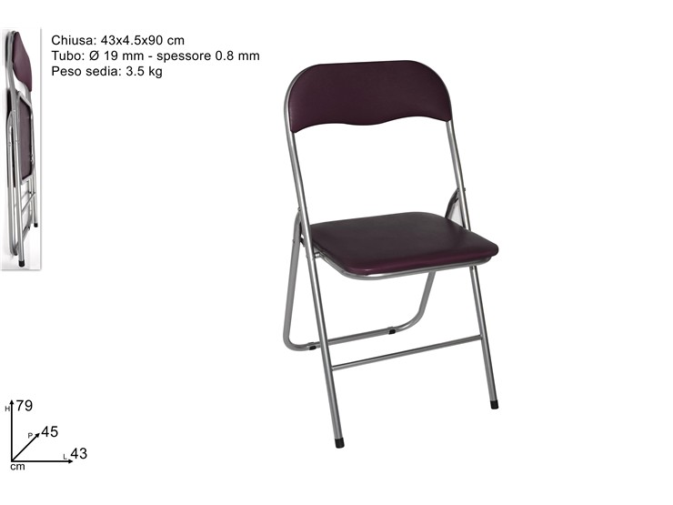 SEDIA IMBOTTITA LUX MARRONE YZ-070-BROWN - Everyday > Mobili > Sedute - Ingrosso B2B Magazzini Scatigna