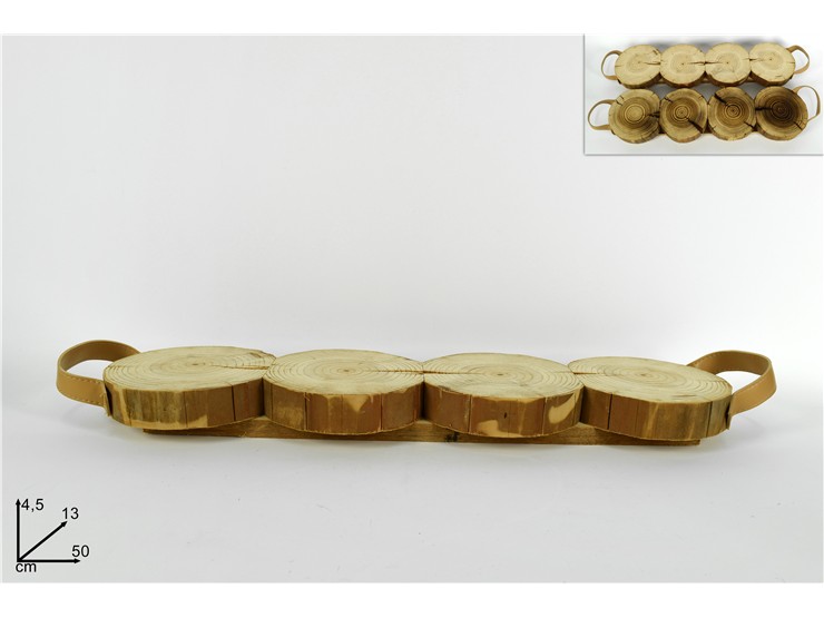 BASE LEGNO 4TRONCHI C/MAN.2COL.DXC19-197 - Everyday > Mobili > Complementi Arredo - Ingrosso B2B Magazzini Scatigna