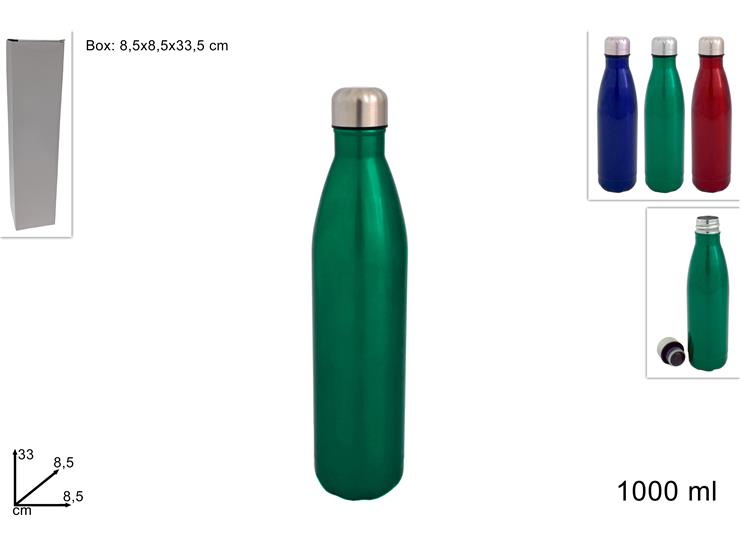 BOTTIGLIA TERMICA 3COL.Ml.1000 SS026/COL - Everyday > Cucina > Bevande E Bar - Ingrosso B2B Magazzini Scatigna