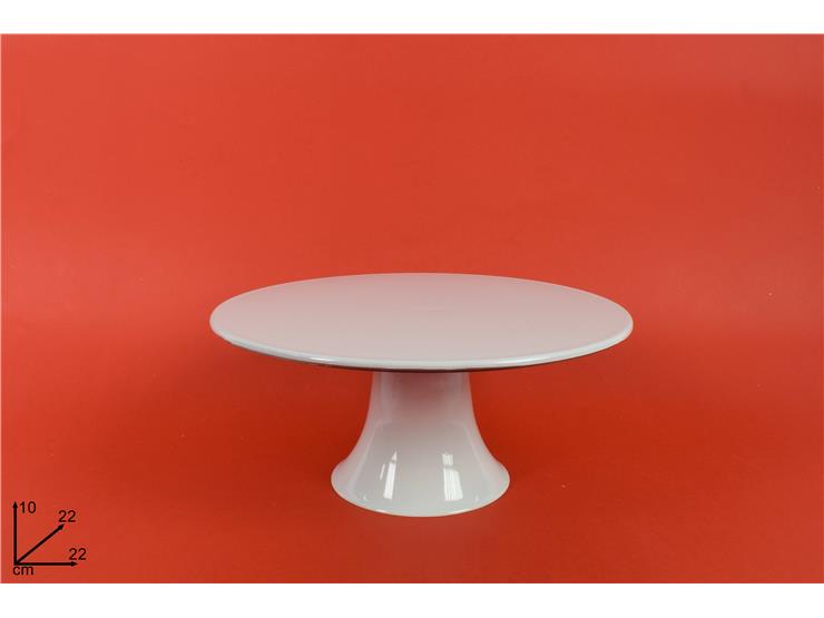 ALZATA PLASTICA BIANCA  Cm.22 - Natale > Tavola > Accessori Dolci - Ingrosso B2B Magazzini Scatigna