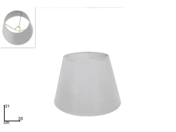 PARALUME TESSUTO BIANCO Cm.35 - Everyday > Complementi Arredo > Illuminazione - Ingrosso B2B Magazzini Scatigna