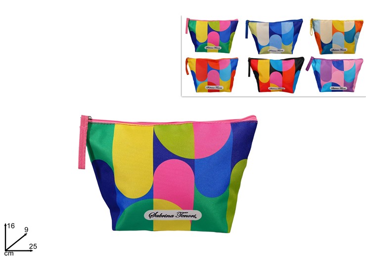 BUSTINA BEAUTY ST FANT.MULTICOL.6C.22XB8 - Summer > Borse E Accessori Da Spiaggia > Pochette - Ingrosso B2B Magazzini Scatigna