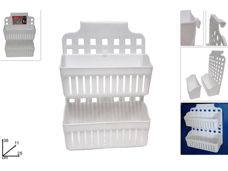 PORTAOGGETTI 2 POSTI PER ANTA IM108 - Everyday > Bagno > Zona Doccia - Ingrosso B2B Magazzini Scatigna