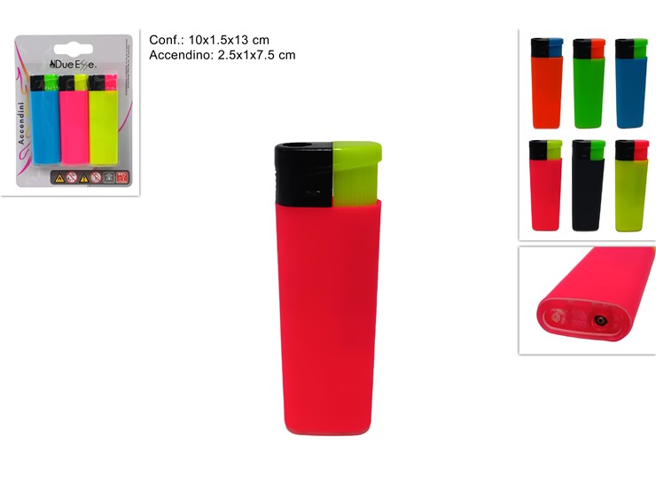 ACCENDINI ANTIVENTO FLUO' Pz.3 COL.9025 - Everyday > Cucina > Utensili Da Cucina - Ingrosso B2B Magazzini Scatigna