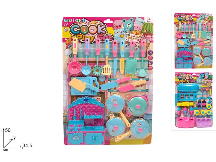 CARTELLA ACCESS.SET CUCINA/ICE CREAM 113 - Giocattoli > Giocattoli Mestieri > Cucina - Ingrosso B2B Magazzini Scatigna