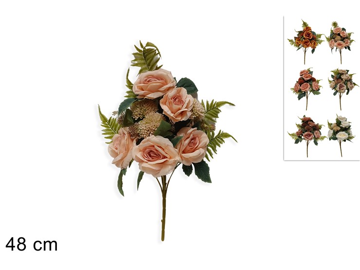 MAZZO FIORI 6COL.2320003A-1-3-4-5-6-8 - Everyday > Fiori Piante > Spilloni Fiori - Ingrosso B2B Magazzini Scatigna