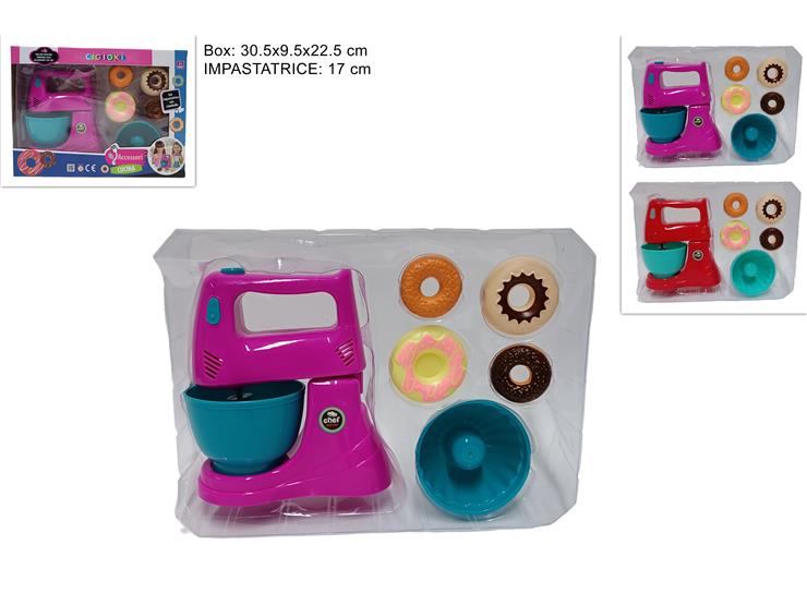 IMPASTATRICE C/CIAMBELLE 2C.522A/558A - Giocattoli > Giocattoli Mestieri > Cucina - Ingrosso B2B Magazzini Scatigna