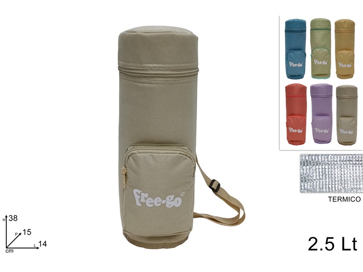 PORTABOTTIGLIATERM.COL.TENUI 6C.GB121100 - Summer > Borse E Accessori Da Spiaggia > Borse Frigo E Zaini - Ingrosso B2B Magazzini Scatigna