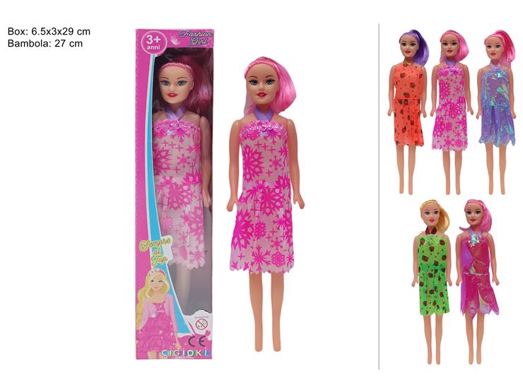 BAMBOLA IN BOX 5ASS. 418074DG - Giocattoli > Bambole > Barbie - Ingrosso B2B Magazzini Scatigna