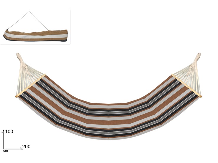 AMACA COLORATA Cm.200100 C606 - Summer > Arredo E Attrezzature Da Esterno > Amache - Ingrosso B2B Magazzini Scatigna