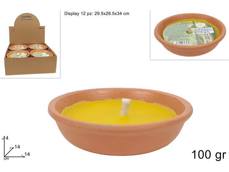 CITRONELLA CIOTOLA COCCIO Gr.100 14245 - Summer > Citronella E Fiaccole > Citronella - Ingrosso B2B Magazzini Scatigna
