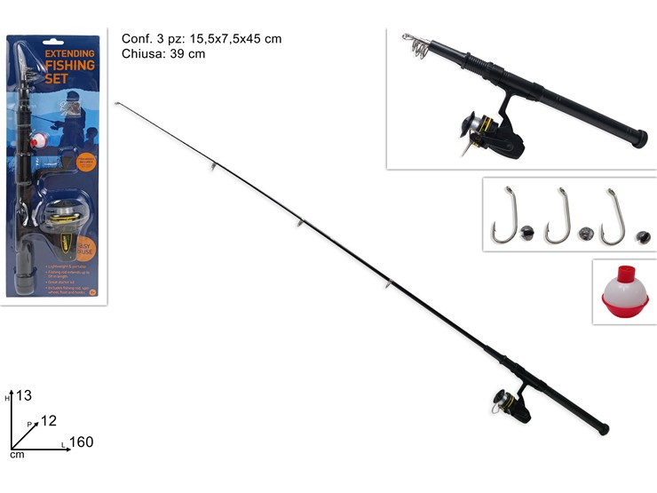 CANNA DA PESCA TELESCOP.C/ACCESS.XT105 - Summer > Tempo Libero E Giochi > Spiaggia Campeggio - Ingrosso B2B Magazzini Scatigna
