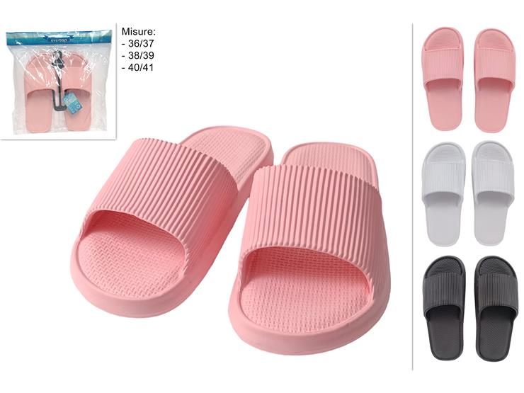 CIABATTE DONNA 3COL.36-37/38-39/40-41 12 - Summer > Borse E Accessori Da Spiaggia > Ciabatte Donna - Ingrosso B2B Magazzini Scatigna