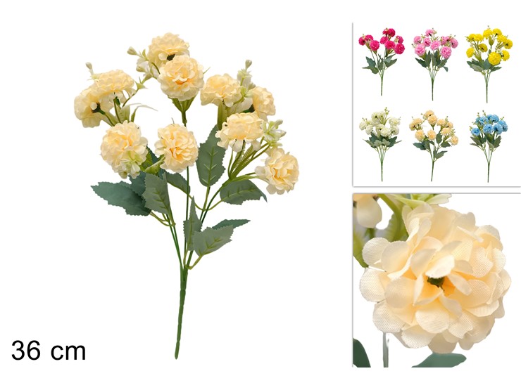 MAZZO VERBENA 6COL. HY133-12027G-C/I - Everyday > Fiori Piante > Spilloni Fiori - Ingrosso B2B Magazzini Scatigna
