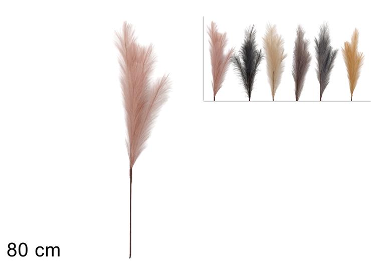 STELO PIUME Cm.80 COL.ASS.TYS198005-1/2/ - Everyday > Fiori Piante > Spilloni Fiori - Ingrosso B2B Magazzini Scatigna