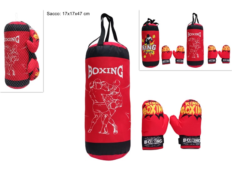 SET BOXING 2ASS. 321-17 - Giocattoli > Sport > Box - Ingrosso B2B Magazzini Scatigna
