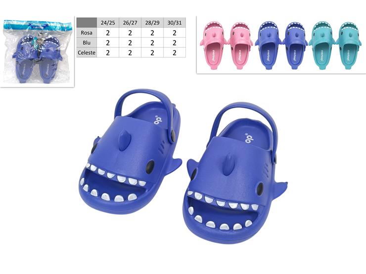 CIABATTE BIMBI UNISEX 24-25/26-27/28-29 - Summer > Calzature Estive > Ciabatte - Ingrosso B2B Magazzini Scatigna