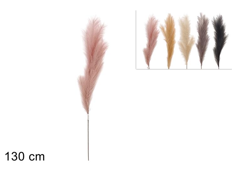 STELO PIUME Cm.130 COL.ASS.TYS800018-1/2 - Everyday > Fiori Piante > Spilloni Fiori - Ingrosso B2B Magazzini Scatigna