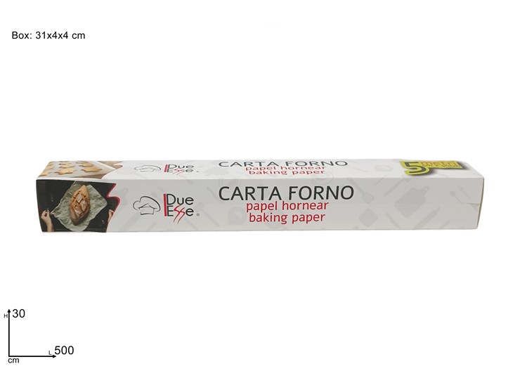 CARTA FORNO Mt.5 2024114 - Everyday > Cucina > Rotoli Cucina - Ingrosso B2B Magazzini Scatigna